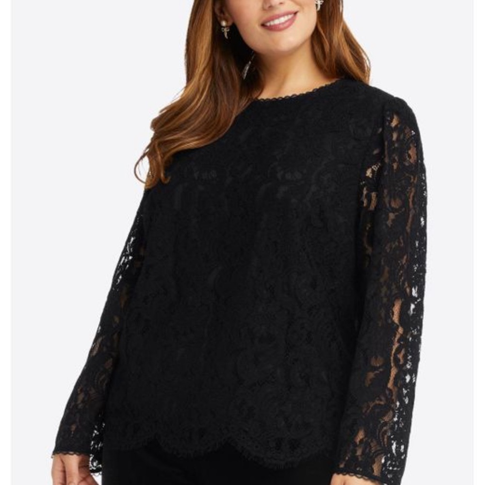 Draper James lace top NEVER WORN